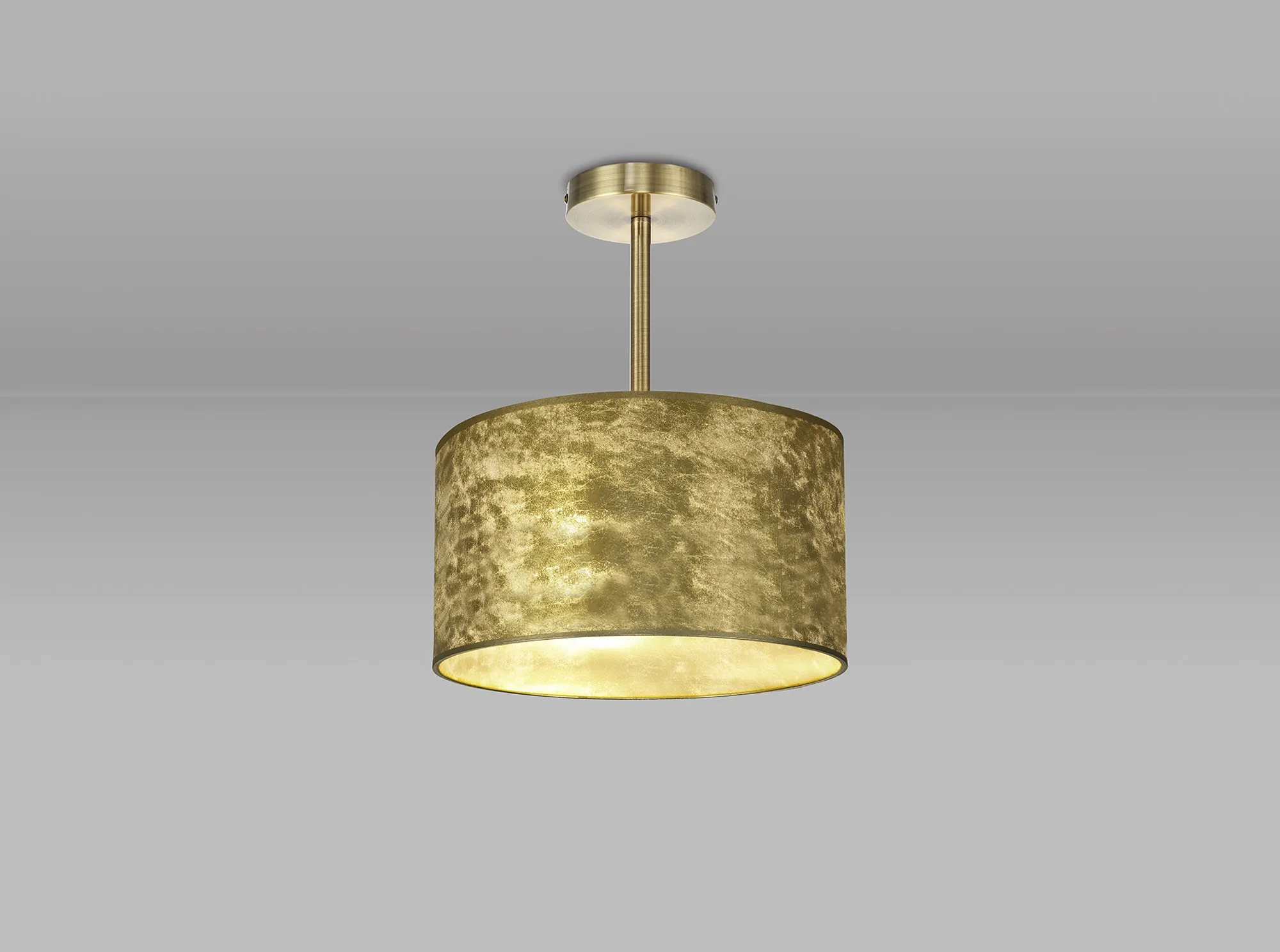 Baymont AB GL Ceiling Lights Deco Semi Flush Fittings